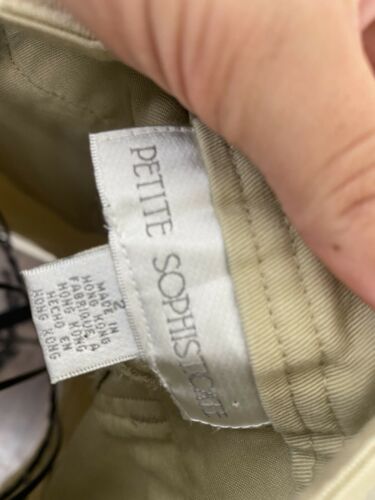 Vintage 90s Beige Buckled Petite Sophisticates Mini Skirt Size 2 - Fresh Stock Dated February 2026