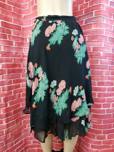 Ariolla Designed By Ariston VTG Made In England SIZE 12 Womens Skirt Black #CB3 - Fresh Stock Dated February 2026