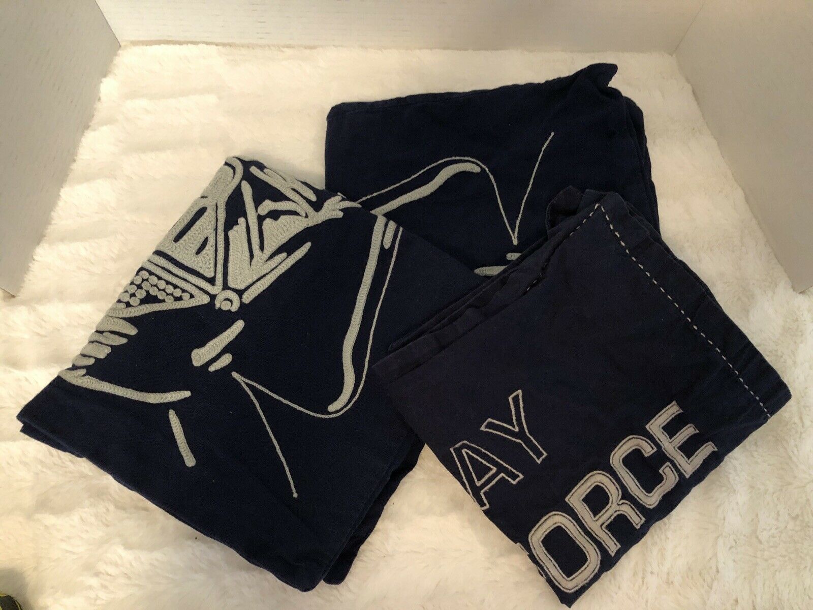 3 Pottery Barn Kids Star Wars Pillow Cover Only Darth Vader & May The Force Be… - Fresh Stock Dated December 2025