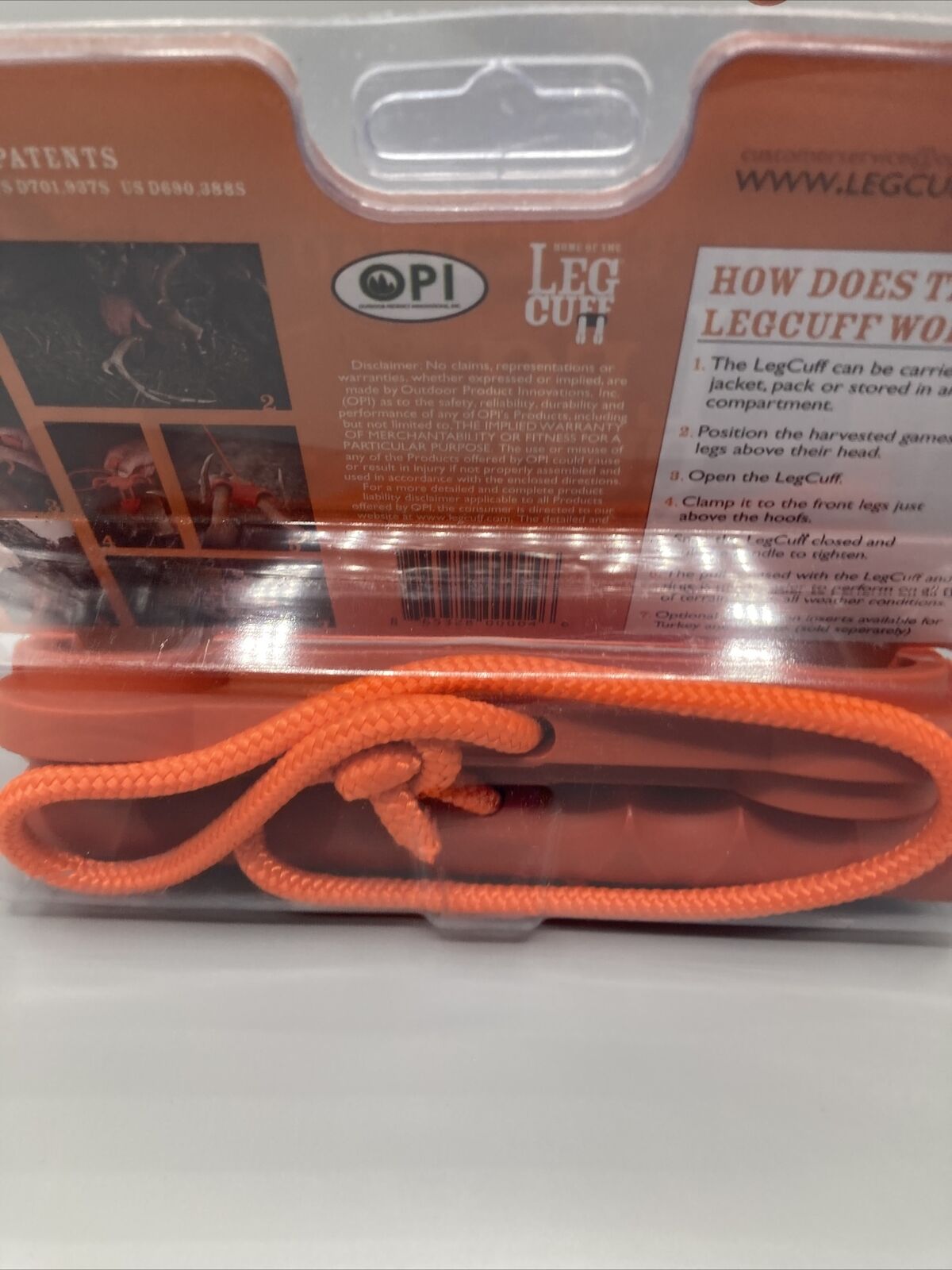 LegCuff LC-1 Deer Drag, Durable All-Purpose Dragging Brand New - Fresh Stock Dated December 2025