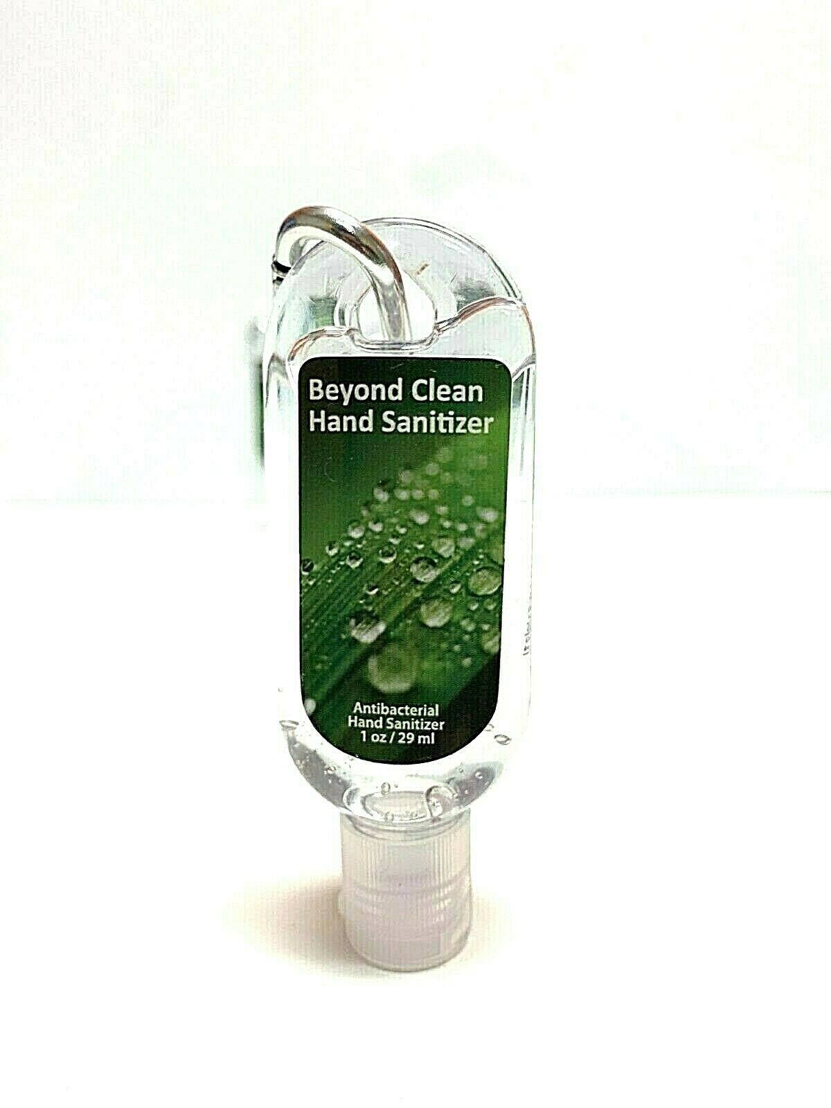 Hand Sanitizer BeyondClean Antibacterial clip hook backpack brief case 3Pcs ring - Fresh Stock Dated February 2026