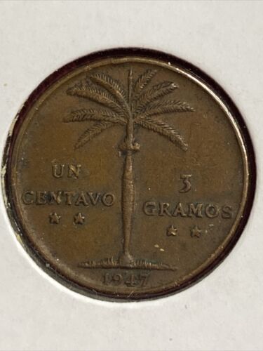 1947~~ Dominican Republic 1 Centavo Coin, Circulated - Fresh Stock Dated February 2026