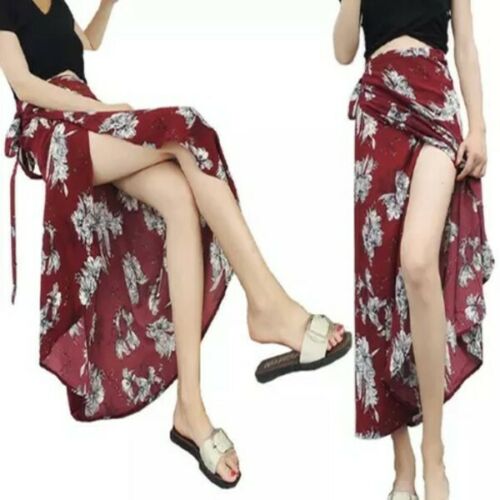 iDrop Eco- Friendly & Breathable Multifunctional Floral Printed Long Beach Skirt - Fresh Stock Dated February 2026