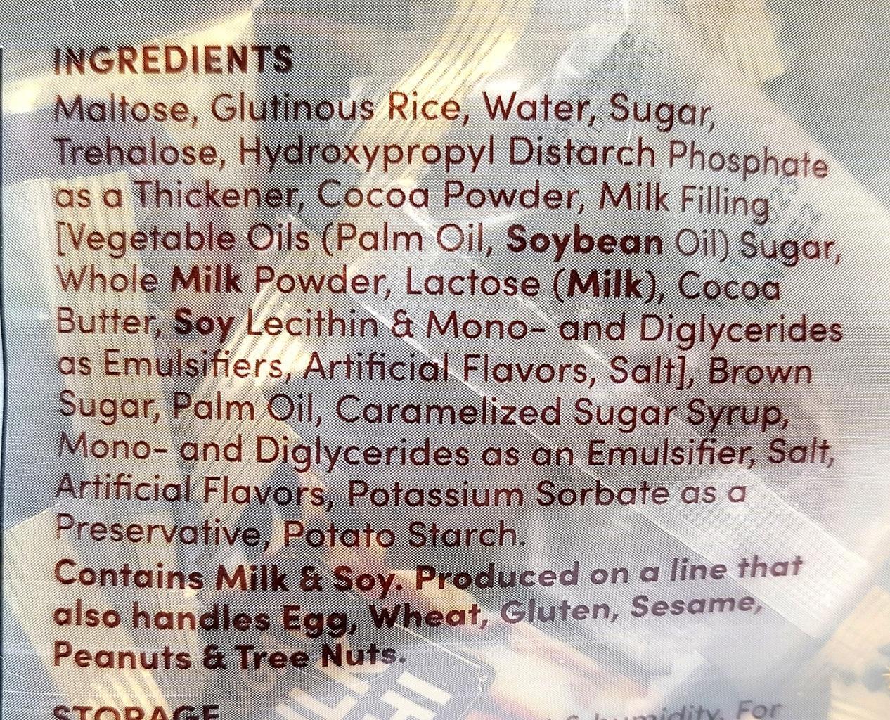 Tropical Fields Brown Sugar Boba Milk Tea Mochi Snack 60 Count 31.8 Oz. - Fresh Stock Dated February 2026