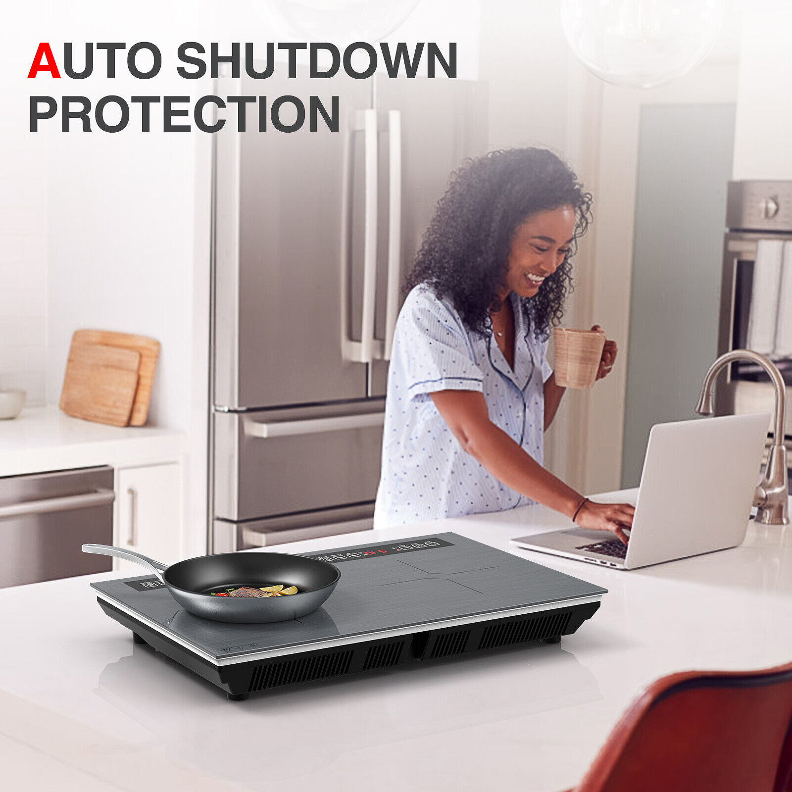 Induction Cooktop 24 Inch Stove 120V Electric Cooktop 2400W 9Power Touch Control - Fresh Stock Dated February 2026