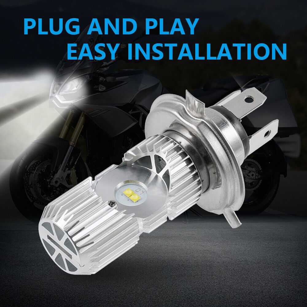 2X H4 9003 LED Headlight Bulb For Kawasaki KLR650 250 Ninja 1000 250R ZX14 ZX6R - Fresh Stock Dated February 2026