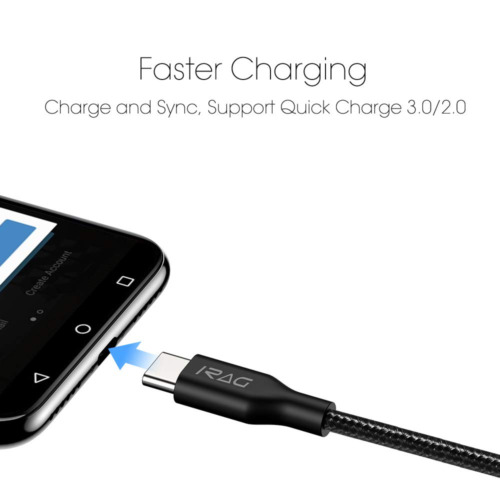 iRAG Charger Cable for Moto Z4/Z3 Play/G7(Power, Play, Plus)/G6/G6 Plus/Z2... - Fresh Stock Dated February 2026