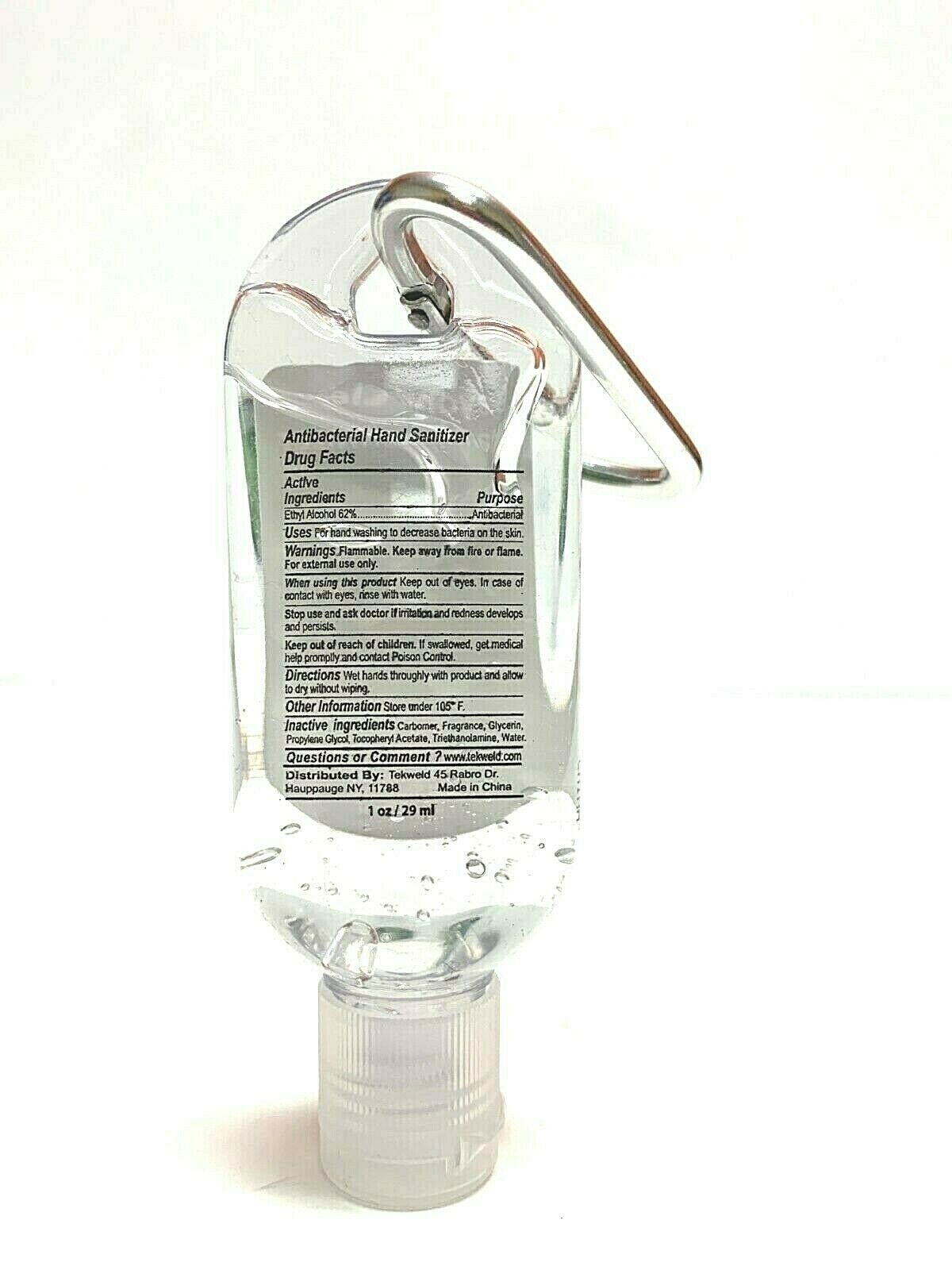 Hand Sanitizer BeyondClean Antibacterial clip hook backpack brief case 3Pcs ring - Fresh Stock Dated February 2026