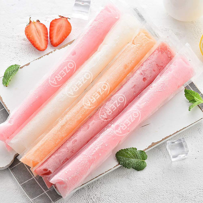 Popsicle Pack Ice Pop Mold Bags Disposable DIY with Silicone Funnel 150 Pieces - Fresh Stock Dated February 2026