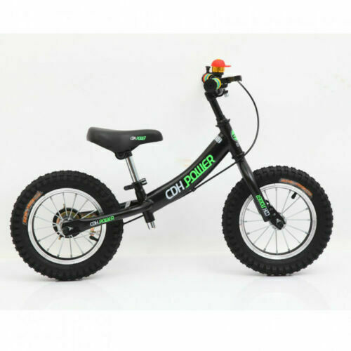 CDH 12x2.4 Inch Adjustable Balance Bike, Black for Ages 2 to 6 Years Old.11.88LB - Fresh Stock Dated February 2026