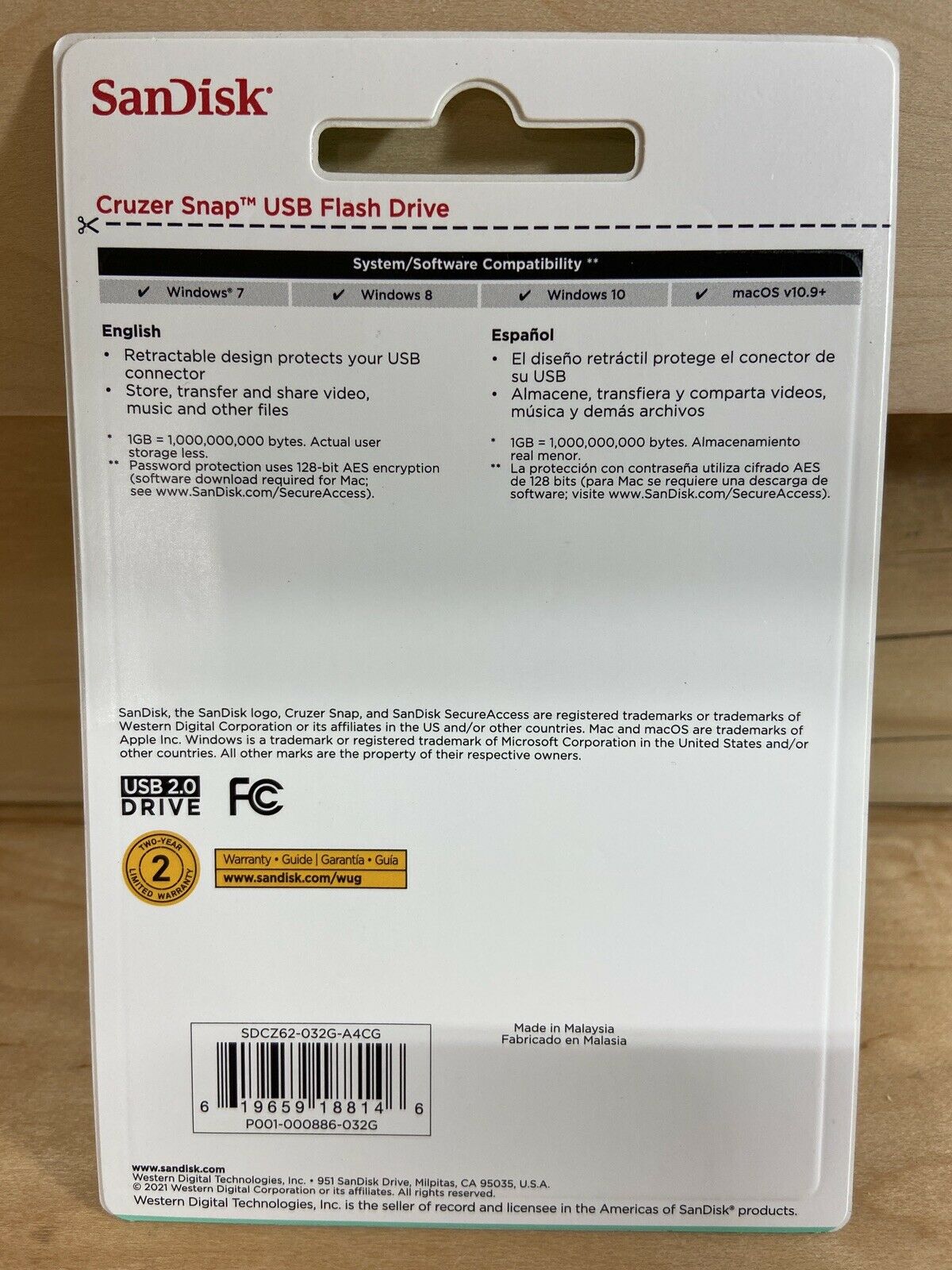 SanDisk 32GB Cruzer Snap USB 2.0 Flash Drive Barracuda Green New Lot of 3 - Fresh Stock Dated February 2026