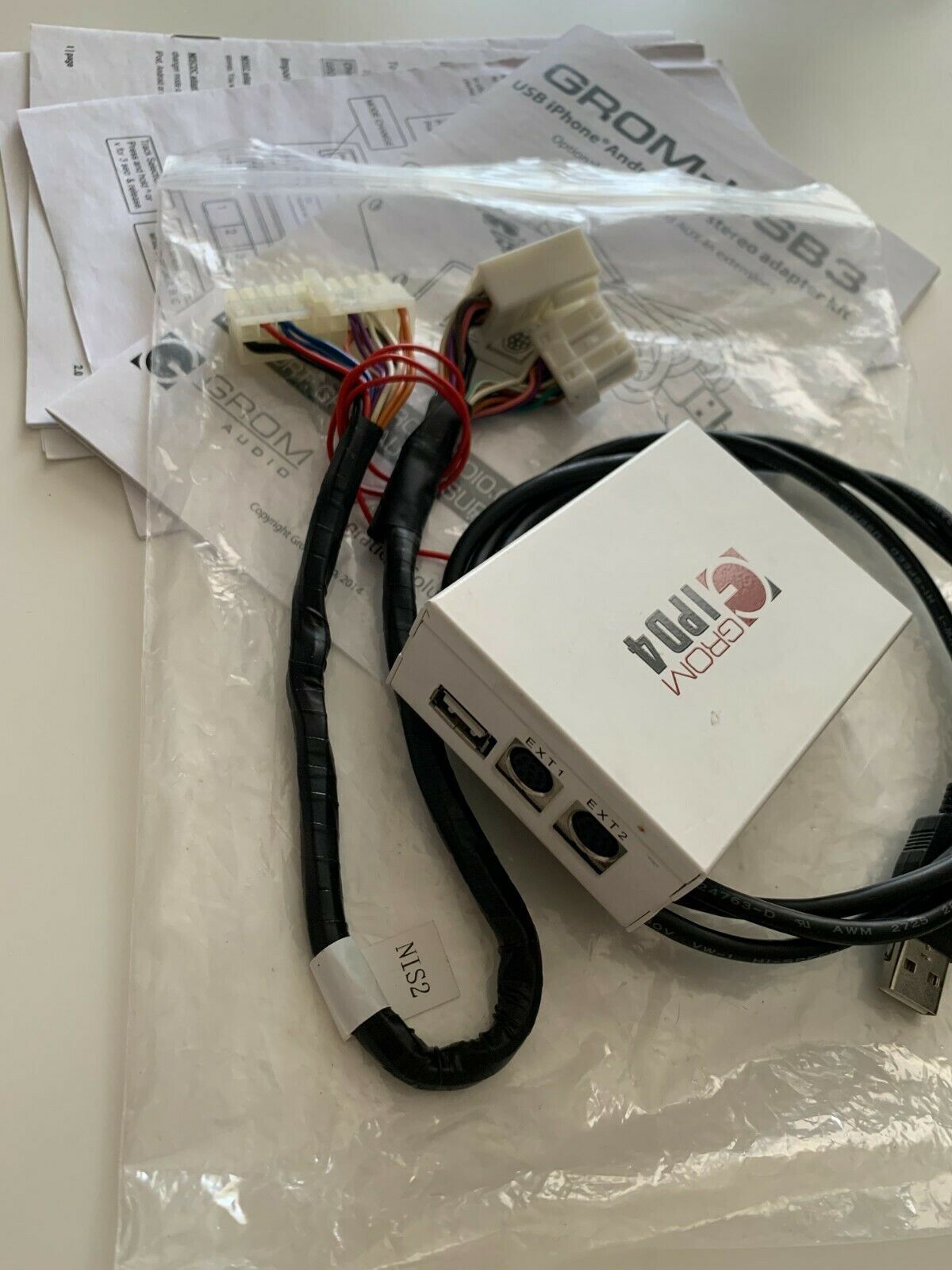 Nissan Infiniti 02-12 USB Android iPhone car integration adapter kit - Fresh Stock Dated December 2025