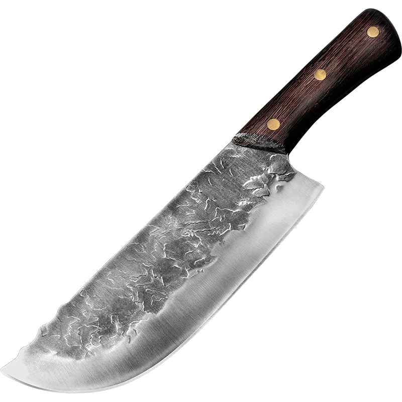 Forged Cleaver Handmade Kitchen Meat chopping Stainless Steel Chef Butcher Knife - Fresh Stock Dated December 2025