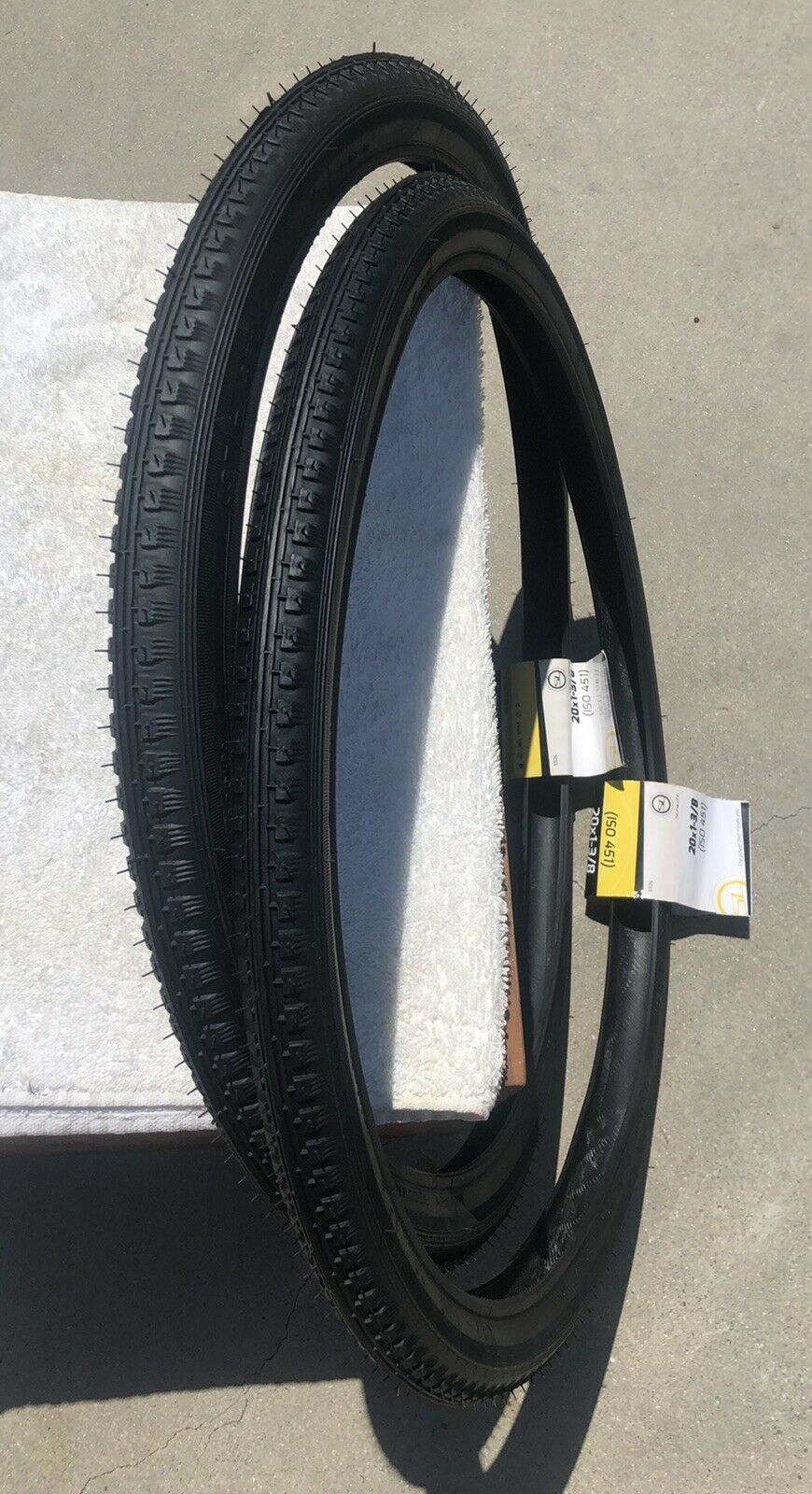 Schwinn Fastback Ramshorn 20 X 1 3/8 Kenda Reproduction Tires - Fresh Stock Dated December 2025