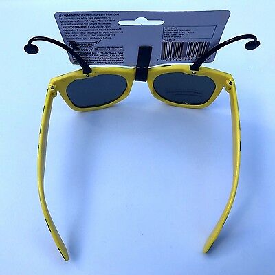 Funny BUMBLE BEE SUNGLASSES Bug Mask Child Black Yellow Stripe Antenna Insect - Fresh Stock Dated December 2025