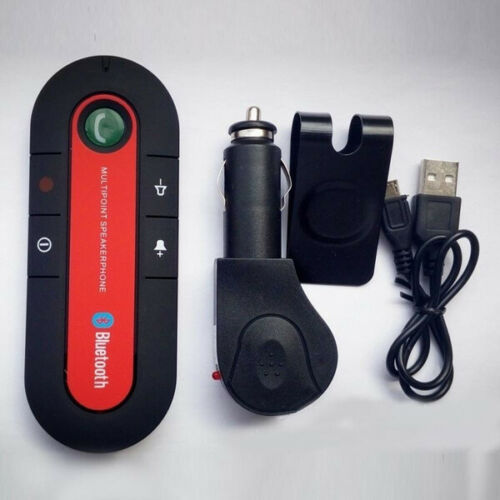 Wireless Bluetooth 4.1 Hands Free Car Kit Speakerphone Visor Clip Speaker Phone - Fresh Stock Dated December 2025