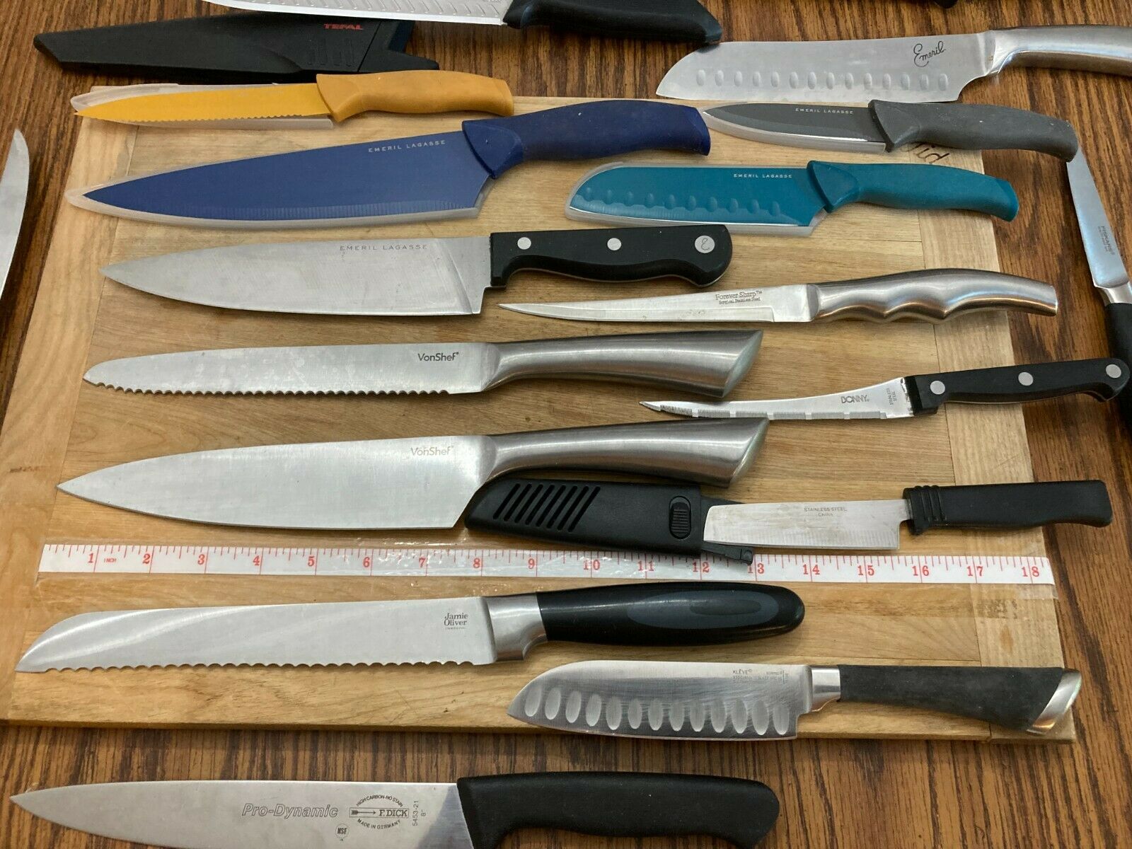 22 Kitchen Chef's Knives F Dick Mundial Fiskars Von Chef Marks Mora Wilton Kleve - Fresh Stock Dated December 2025