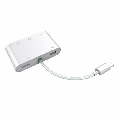 6in1 USB Memory Card Reader For iPad iPhone XR X 8 iOS 12 Camera Connection Kit - Fresh Stock Dated February 2026