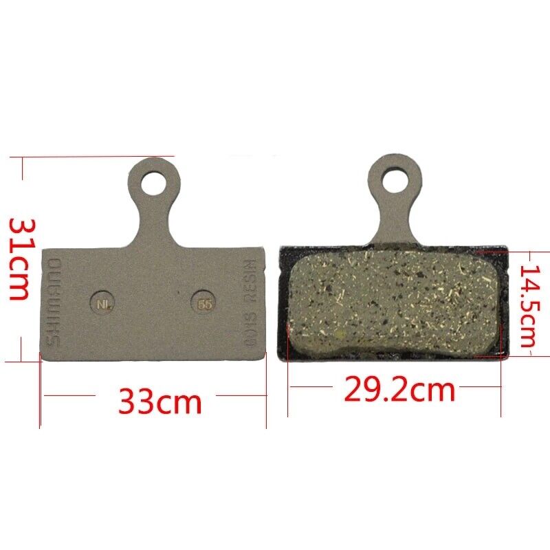 2 Pairs Shimano G01S Resin Disc Brake Pads For Deore SLX XT XTR M615 M6000 M7000 - Fresh Stock Dated February 2026