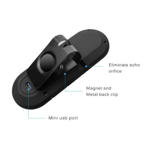 Wireless Bluetooth 4.1 Hands Free Car Kit Speakerphone Visor Clip Speaker Phone - Fresh Stock Dated December 2025