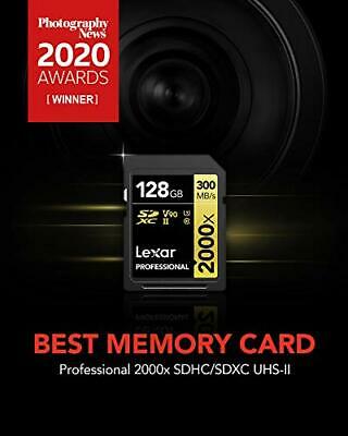 Lexar Professional 2000x 64GB SDXC UHS-II Card Up To 300MB/s Read for DSLR Ci... - Fresh Stock Dated February 2026