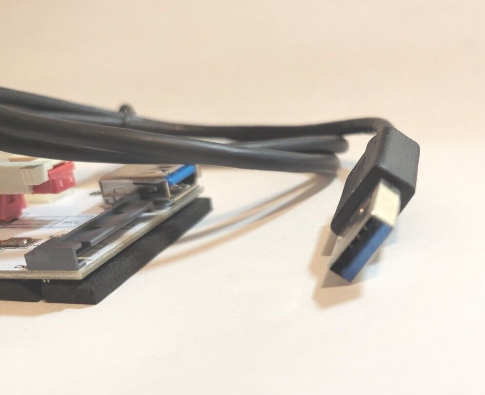 6 Pk - CFIKTE VER 008S PCI-E Express Cable 1X TO 16X Graphics Extension - Fresh Stock Dated February 2026