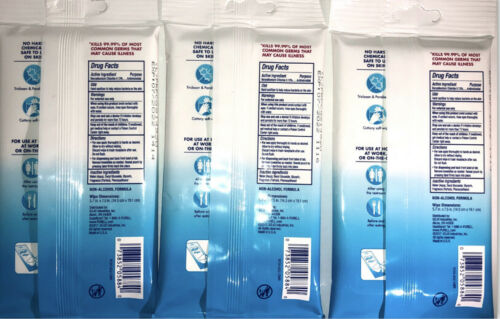 Purell Hand Sanitizing Wipes-Clean Scent-3ea  20 Count Travel Packs-FREE SHIP - Fresh Stock Dated February 2026