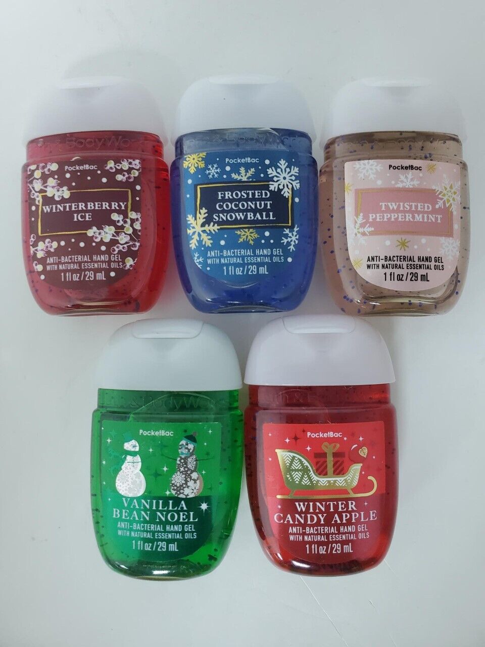 Bath & Body Works Set of 5 PocketBac , 1oz each, Choose Your Set , New - Fresh Stock Dated February 2026