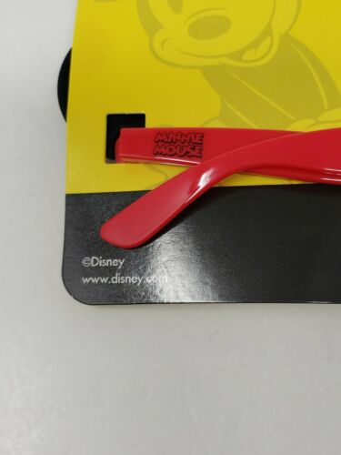 Disney Minnie Mouse Red Bow Sun-Staches Costume Party Sunglasses Shades 100% UV - Fresh Stock Dated February 2026