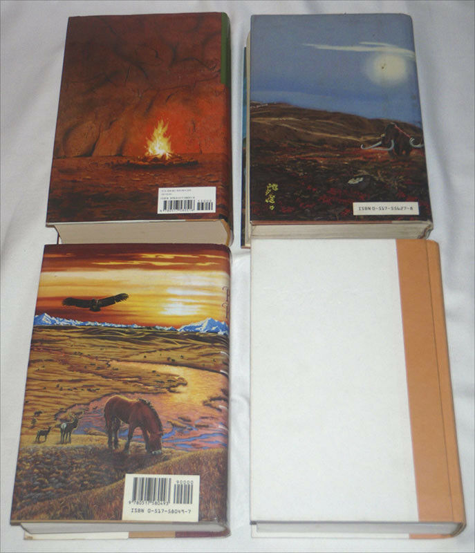 pick one - Jean M. Auel - EARTH'S CHILDREN - hard cover books - HC DJ firewood - Fresh Stock Dated December 2025