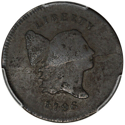 1796 1/2c PCGS VG-10 (No Pole) - Liberty Cap Half Cents (1793-1797) - Fresh Stock Dated December 2025