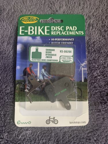 Kool-Stop Shimano Deore Disc Brake Pads, Electric Compound E-Bike Hi-Performance - Fresh Stock Dated February 2026