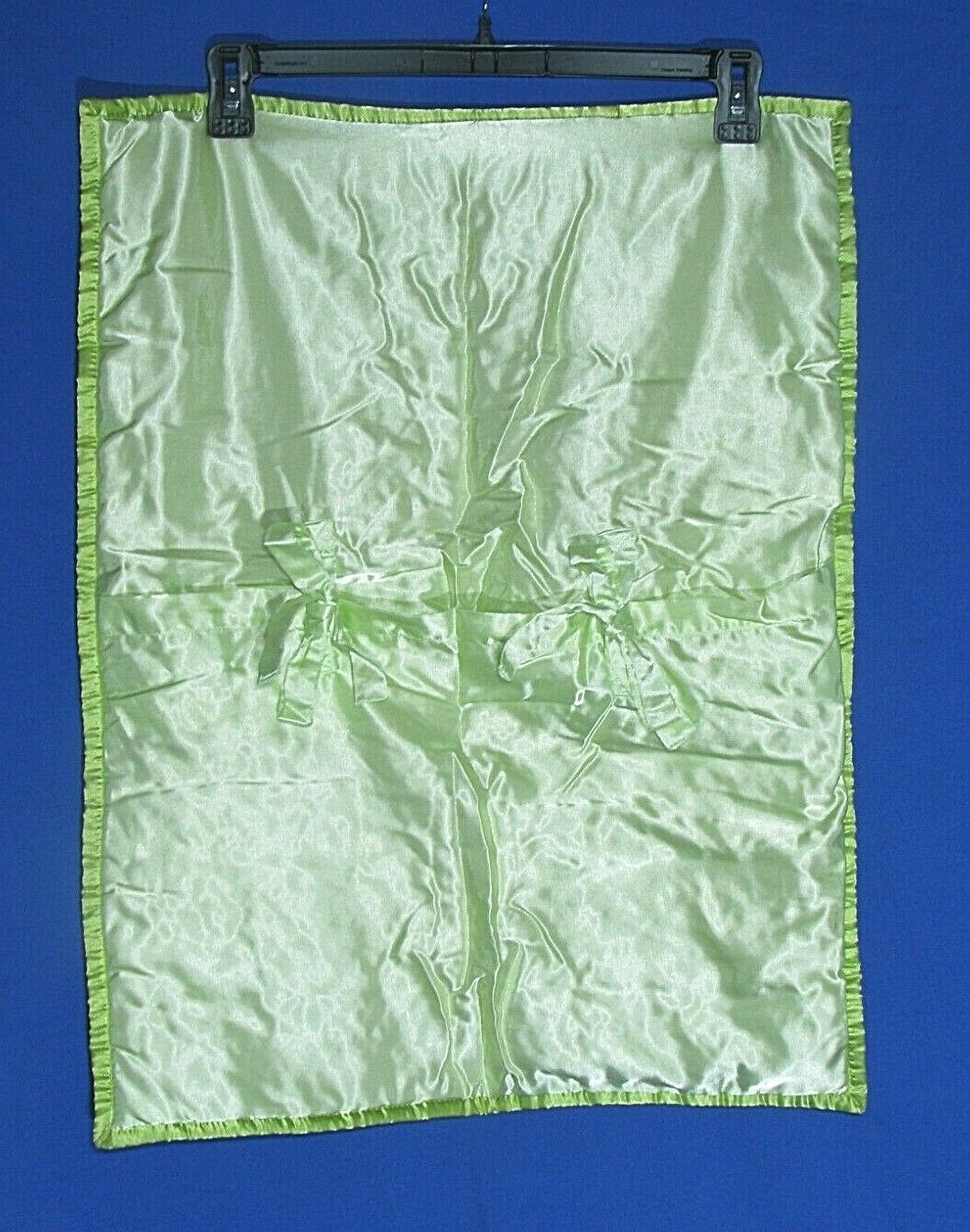 NIP POTTERY BARN PB Teen YUMMI PUFF PomPom LIME GREEN Satin STANDARD SHAM - Fresh Stock Dated December 2025