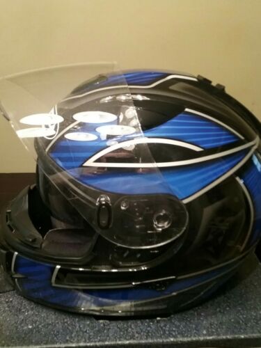 HJC Motorcycle helmet IS-16 Ramper mc-2 Black and Blue - Fresh Stock Dated February 2026