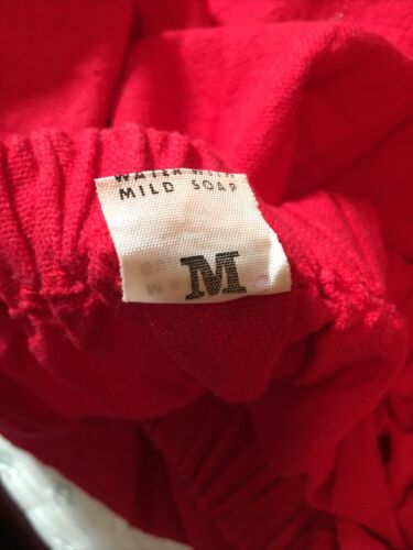 Vintage Red Embroidered Guatemalan Skirt 26