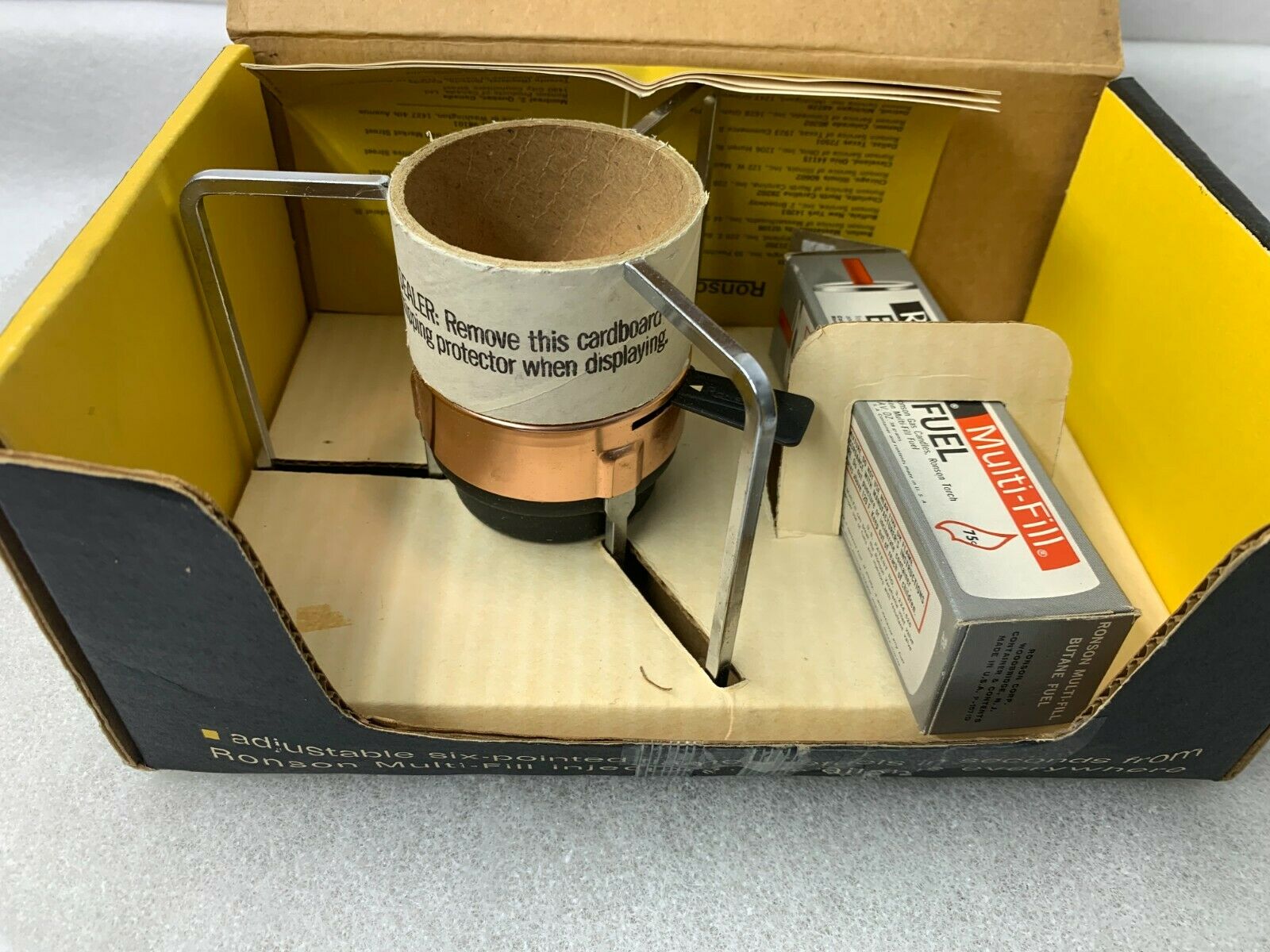 VINTAGE  VARAFLAME RONSON COOKETTE With Box & Instructions Model #19201 - Fresh Stock Dated December 2025