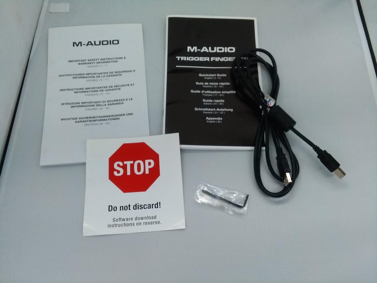 M-Audio Trigger Finger Pro MIDI physical / USB Controller with Step Sequencer - Fresh Stock Dated February 2026