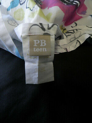 Pottery Barn Teen Bright Bouquet Floral Euro Sham Pair Water Color Purple Blue - Fresh Stock Dated December 2025