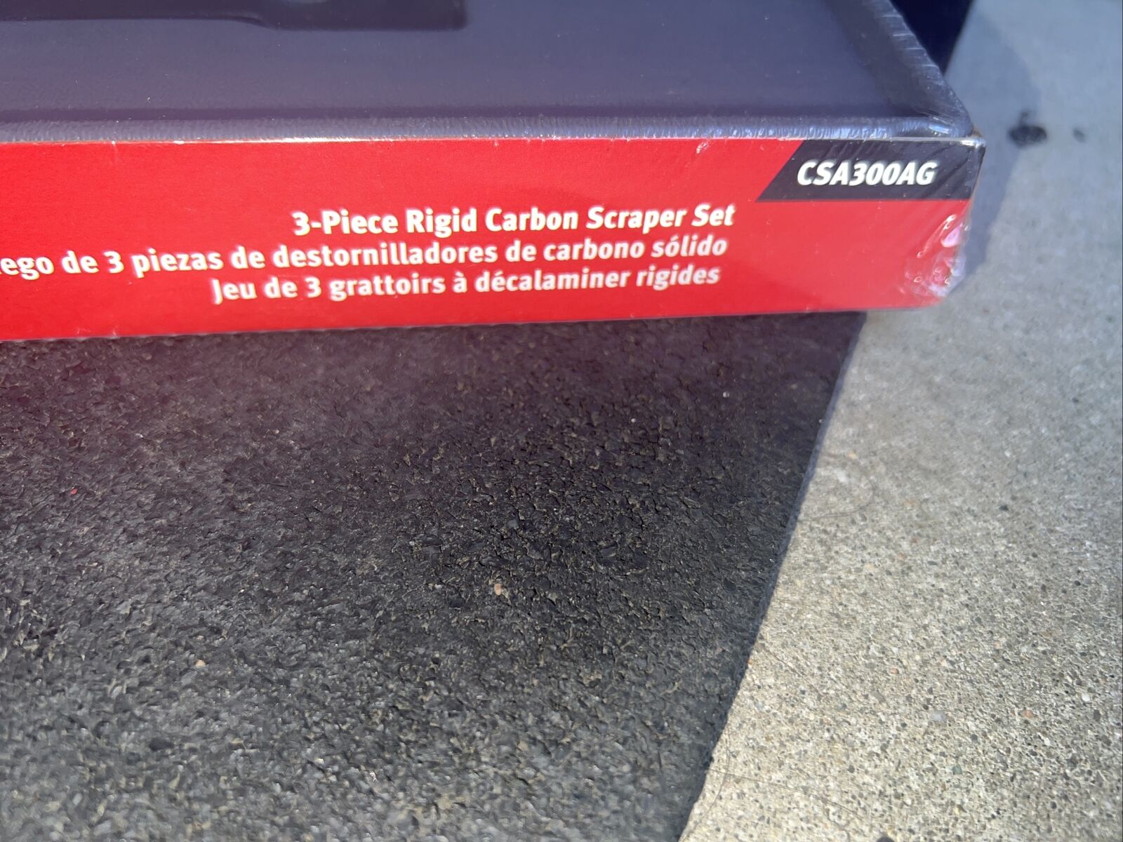 For Snap On NEW CSA300AG 3 Piece GREEN Handle Rigid Carbon Scraper Set USA - Fresh Stock Dated February 2026