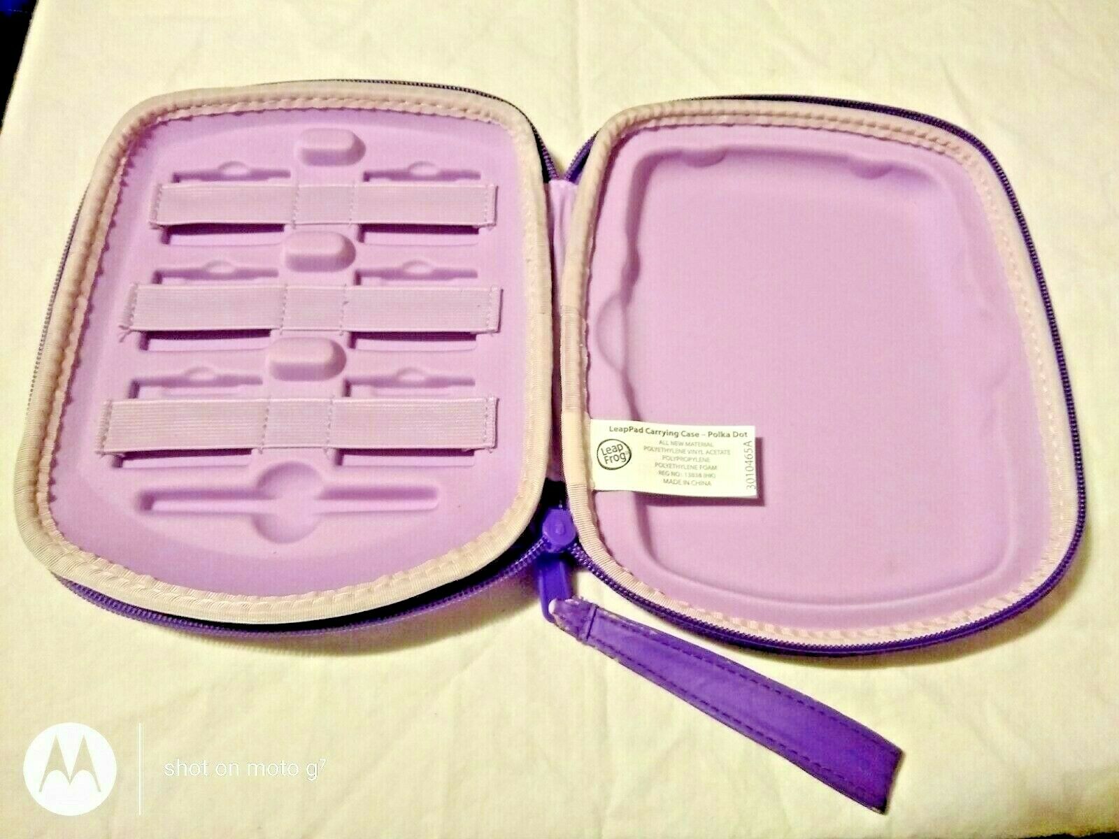 LeapFrog  Leap Pad 1, 2, or 3 LeapPad Explorer Carrying Case - Purple Princess - Fresh Stock Dated December 2025