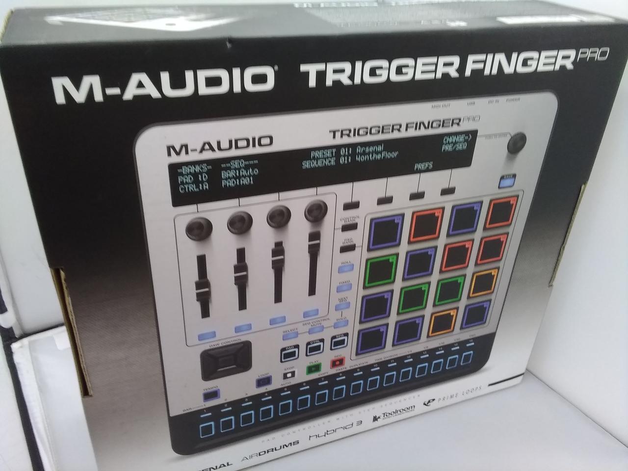 M-Audio Trigger Finger Pro MIDI physical / USB Controller with Step Sequencer - Fresh Stock Dated February 2026