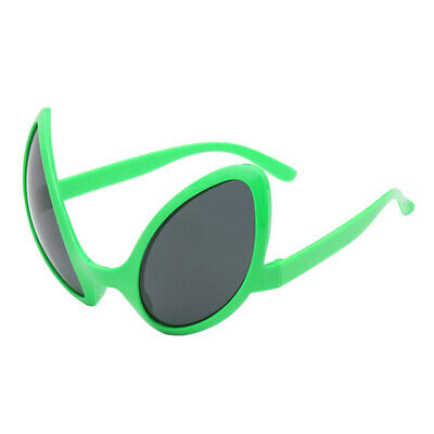 Novelty Alien Glasses Sunglasses Fancy Dress Costume Green Frame Gray Lens - Fresh Stock Dated February 2026