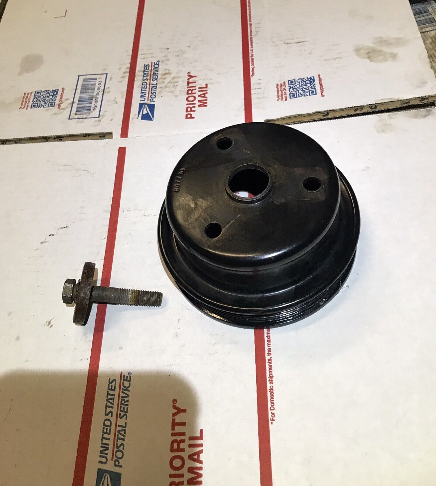 MerCruiser Sterndrive 4.3 5.0 5.7 6.2 V6 V8 Serpentine Crankshaft Pulley 807730 - Fresh Stock Dated February 2026