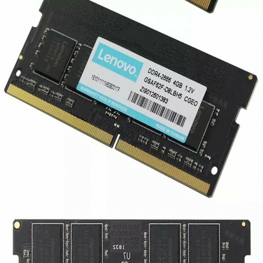 100% Lenovo 4th Gen Speedy Dual Channel DDR4 RAM For Pc Laptop Universal - Fresh Stock Dated February 2026