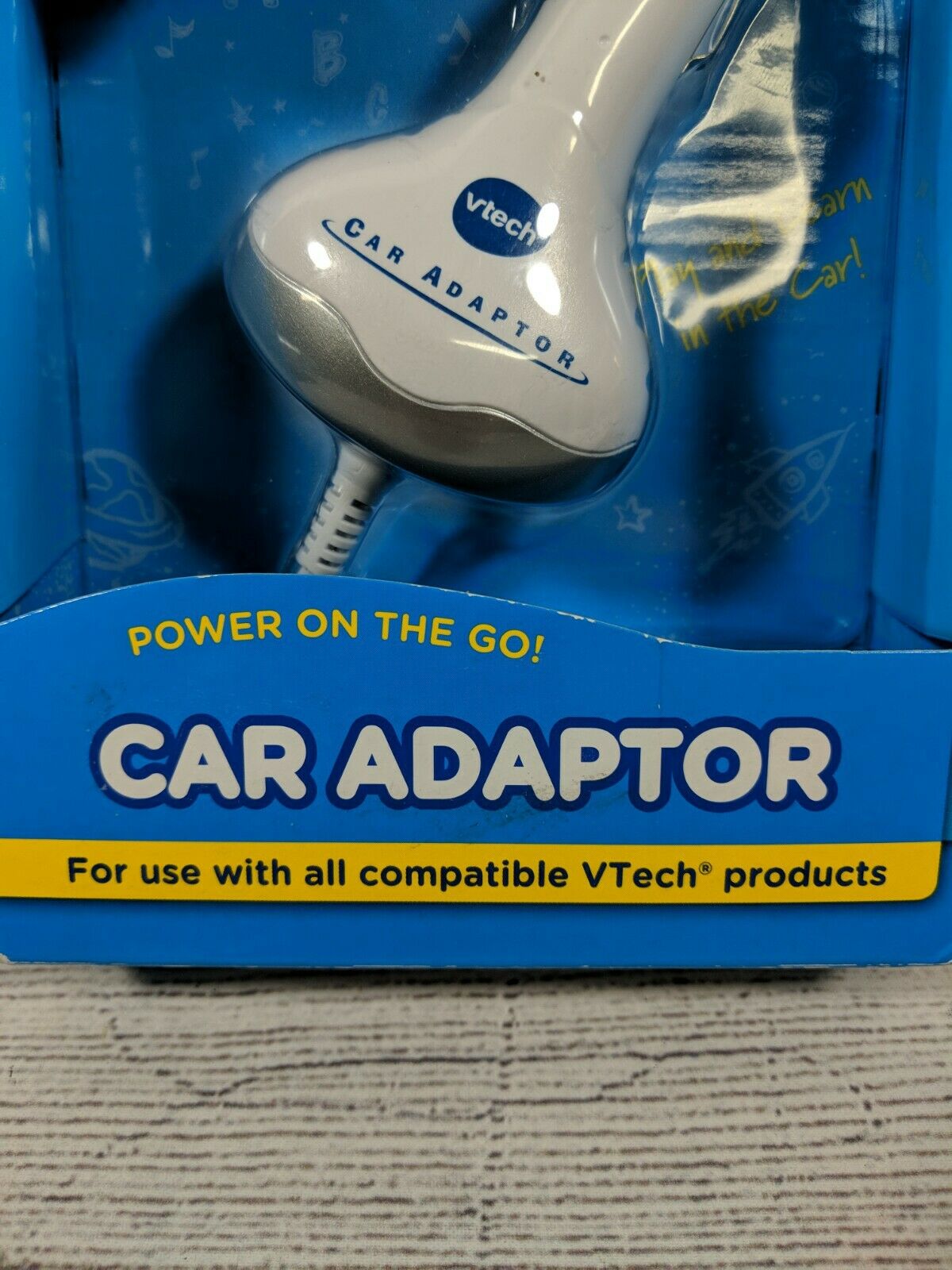 VTech Car Charging Charger Adapter Adaptor White FREE SHIPPING. NEW - Fresh Stock Dated February 2026