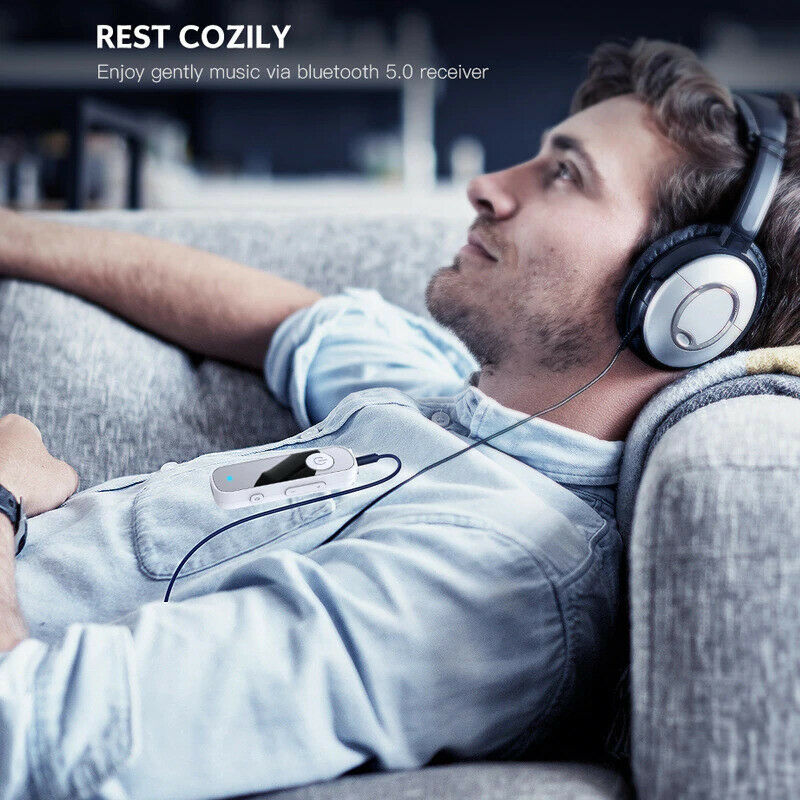 Bluetooth 5.0 Receiver 3.5mm AUX Adapter for Car Headphone Speaker - Fresh Stock Dated February 2026