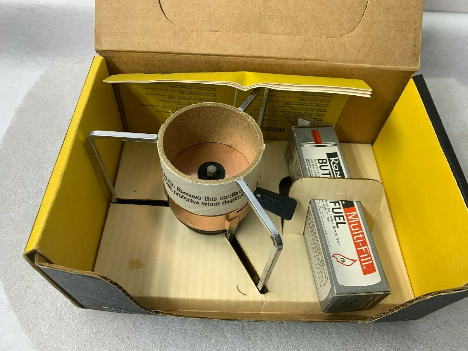 VINTAGE  VARAFLAME RONSON COOKETTE With Box & Instructions Model #19201 - Fresh Stock Dated December 2025