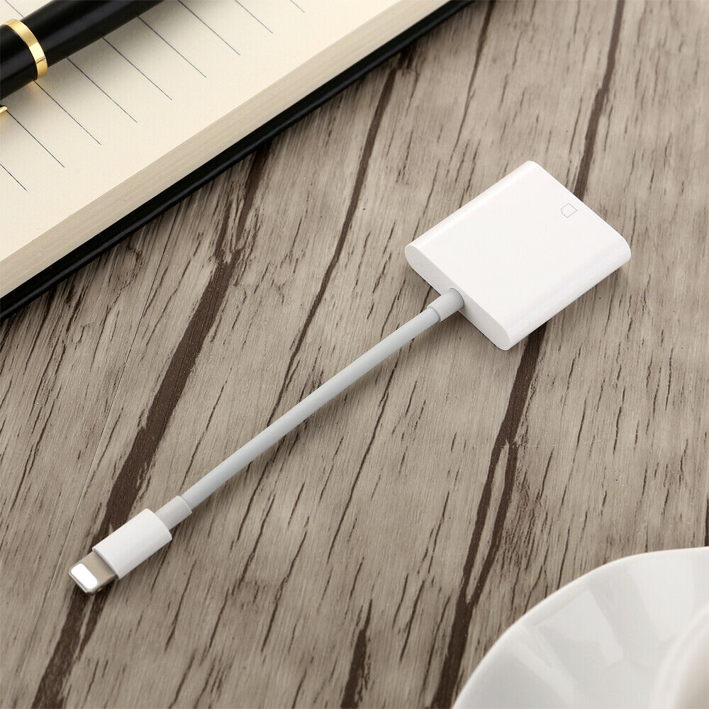 ios 14  8pin to SD Card Camera Reader Adapter Cable for iphone 12 x max 8 7 - Fresh Stock Dated February 2026