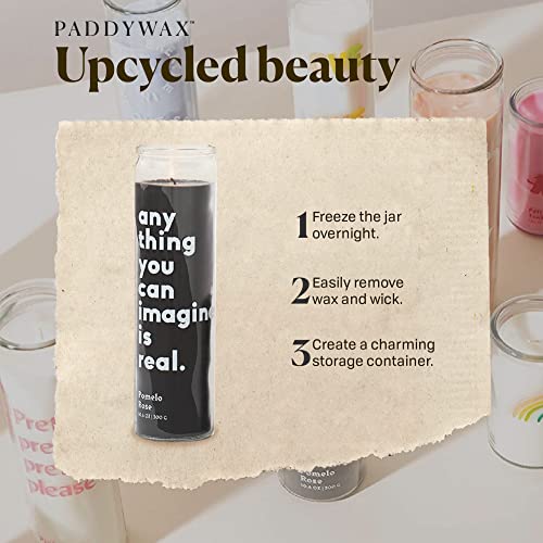 Paddywax Candles Spark Collection, Naturally Scented Candle, 10.6 Ounces, Pomelo Rose