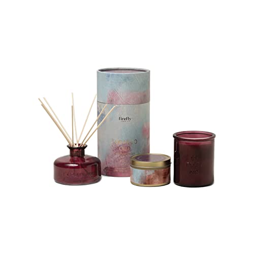 Paddywax Scented Candles Firefly En Plein Air Soy Wax Candle in Travel Tin, 5-Ounce, Tobacco Oud
